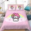 Cute M-Melodys Duvet Cover Set Home Style Bedding Soft Laundry Cotton Bed 3 Piece Set Student Dormitory Gift