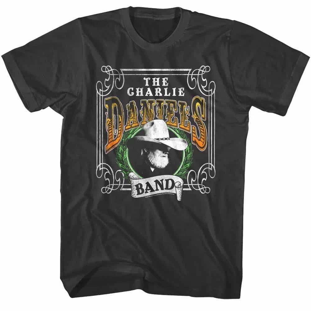 Charlie Daniels Band Leaf Wreath Men s T Shirt XL