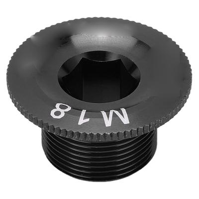 CANSUCC M18 Mountain Bike Crank Cover Screws Rustproof Bicycle Crankset Arm Fixing ScrewBlack