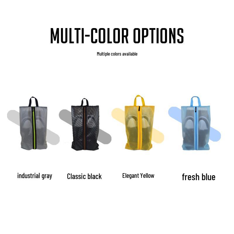 Customizable Waterproof Shoe & Toiletry Bag with Mesh TPU - Travel-Friendly Storage Bag