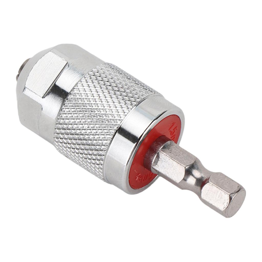 Drill Chuck Adapter Three Jaw Keyless Drill Chuck Aluminum Alloy Quick Change Tool for Pneumatic Electric and Manual Tools