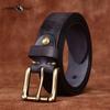 Genuine Leather Belt for Men and Women Retro Pure Cowhide Jeans Belt Korean Style Trendy Genuine Leather Versatile Universal