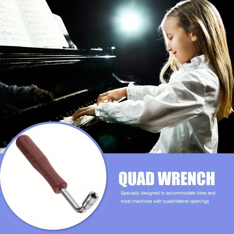 1 Stück Guzheng Klavier Stimmhammer L-Form Vierkant Schraubenschlüssel Stimmgerät Gabelschlüssel Spitze Saitenstift Reparaturwerkzeug für Klavier Guzheng Dropshipping