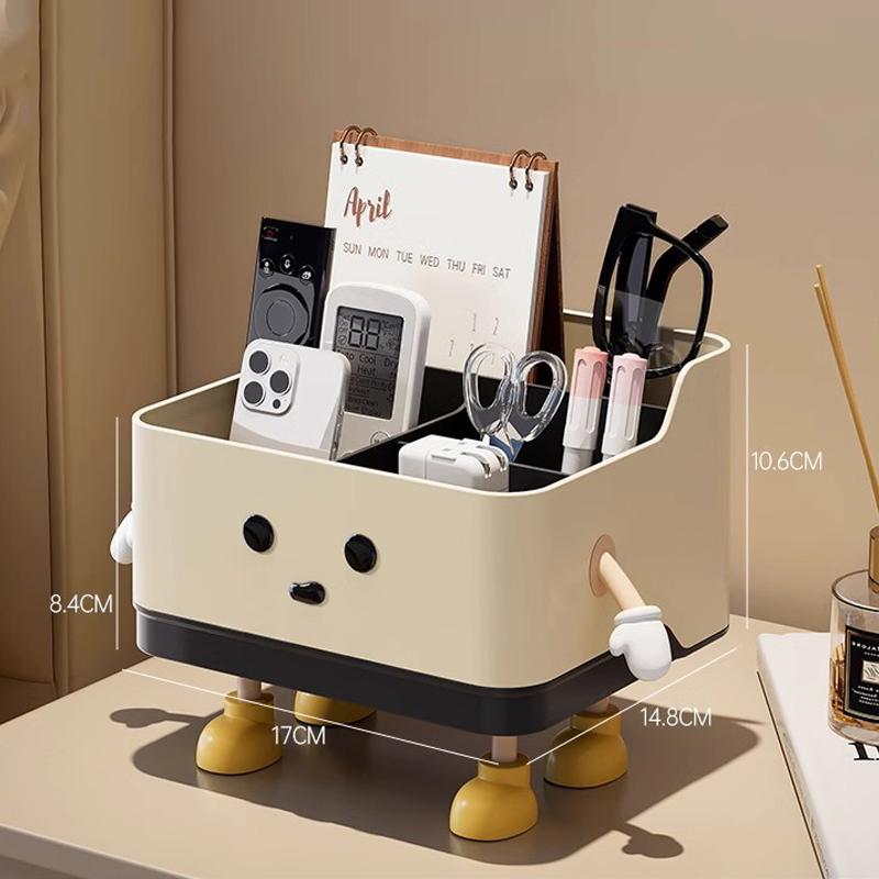 Desktop Storage Box Bedroom Bedside Multifunctional Sundries Organizer Remote Control Storage Box Creative Cartoon Tissue Box