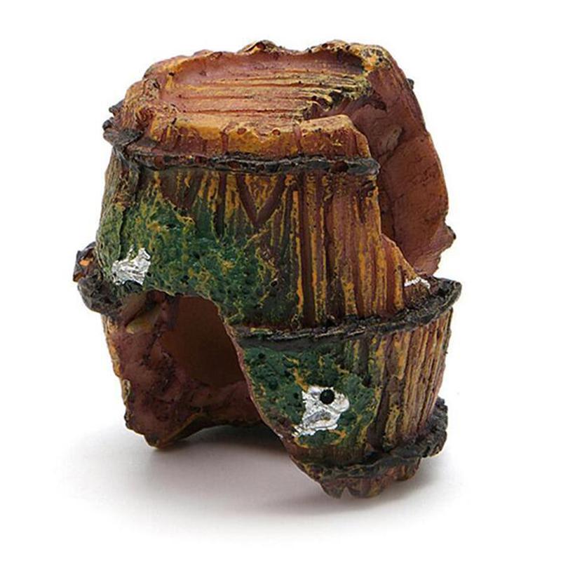 Aquariumzubehör Fischtank Landschaftsgestaltung Harz Ornament Antike Fässer Dekor