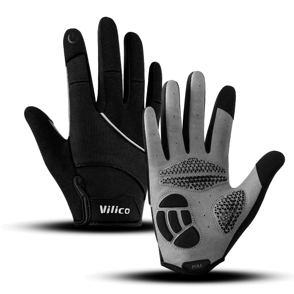 Outdoor Activity Mountaineering Hiking and Bicycle Gloves for Men and Women Thickened Shock-absorbing Breathable and Non-slip