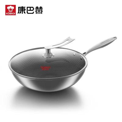 KÖBACH Hanover 304 Stainless Steel Honeycomb Wok
