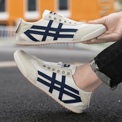 2024 nové plátěné boty na jeden pedál pánské boty ležérní boty trendy líné sportovní boty módní ins plátěné boty pánské