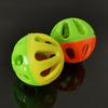 HEVIRGO 10Pcs Pet Cat Kitten Hollow Plastic Ball Bell Interactive Exercise Funny Toy Multi-color PP