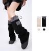 Harajuku Leg Covers with Adjustable Drawstring Punk Grunge Baggy Footless Socks Leg Warmers Gaiters Streetwear for Women