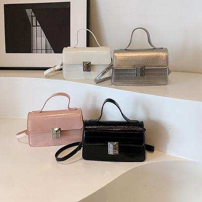 Univerzální kabelka Niche, malá čtvercová kabelka, módní kabelka přes rameno, dámská kabelka pro zahraniční ženy, texturovaná PU crossbody kabelka