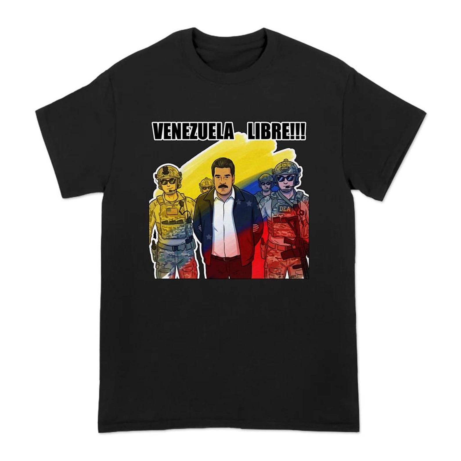Maduro Captured Shirt •Venezuela Libre Shirt •Venezuelan Freedom Shirt •Patriotic Sweater •Political Protest Shirt •Maduro Game Over Shirt M