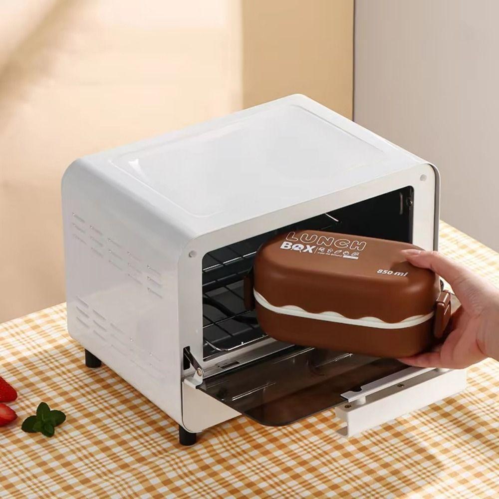 Sealed Divides Food Container 3 Grids Snack Food Box Durable Food Storage Crisper Outdoor