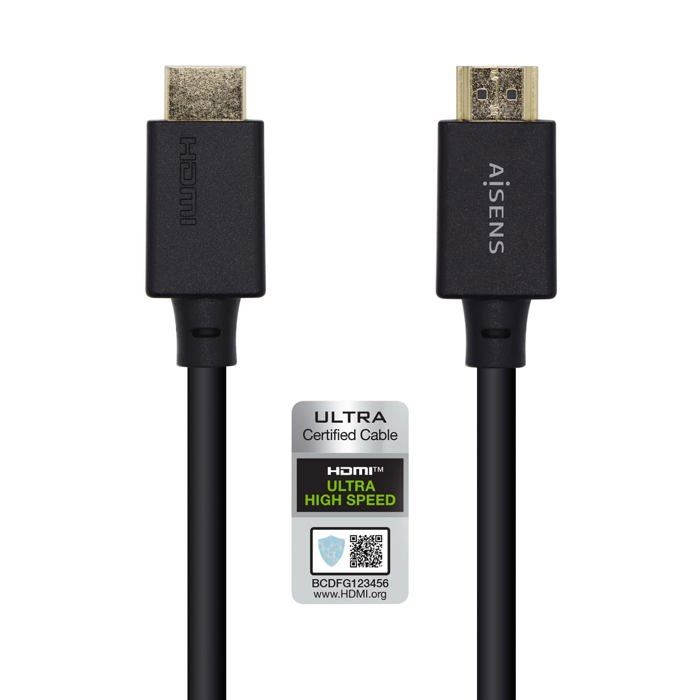 HDMI kabel - AISENS - A150-0420 - Ultra vysoká rychlost - 8K@60Hz - 0,5 m