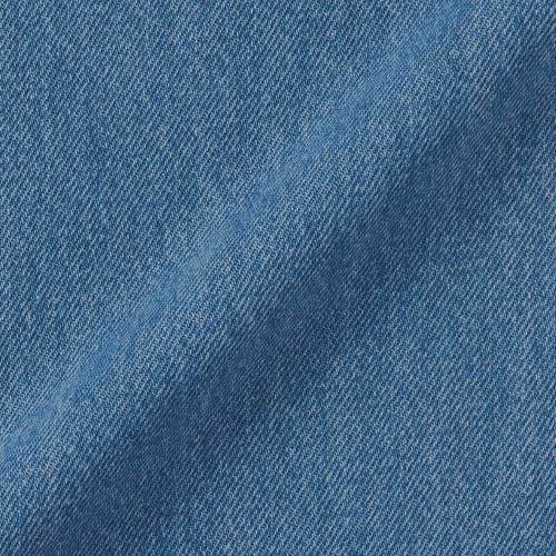 MUJI Men's Wide-leg Kapok-Blend Denim Pants (AE0Y7A4A), Blue, Size XL