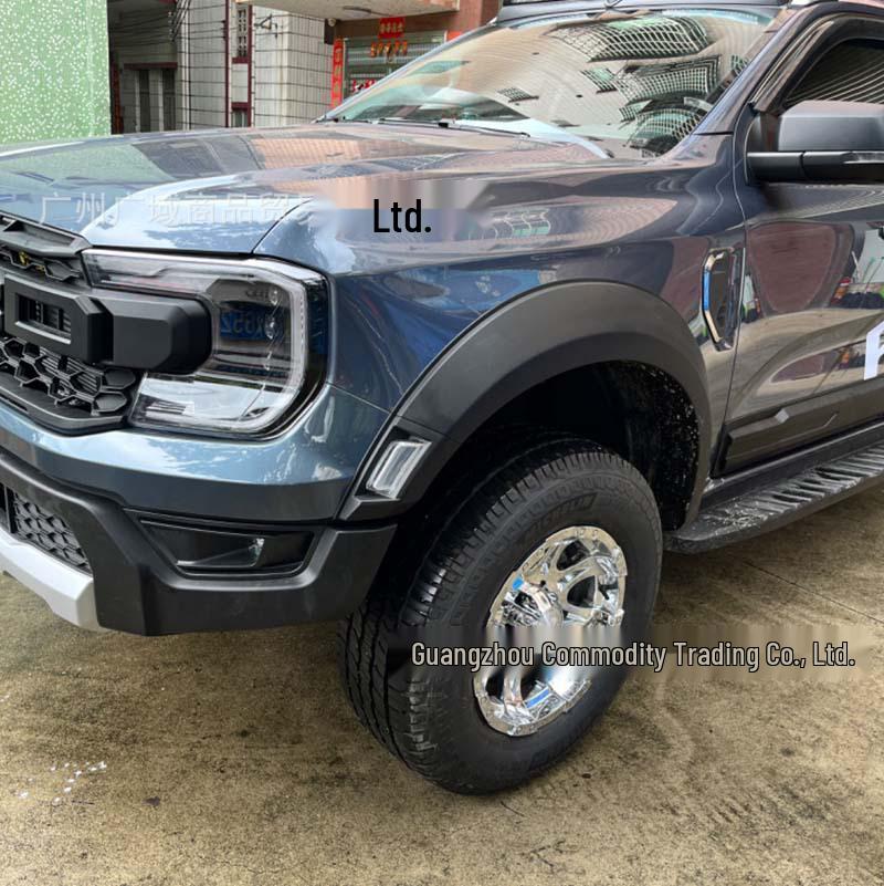 Ford Ranger T9 Raptor Body Kit: Upgraded Grille, Fender Flares, Front Bumper.