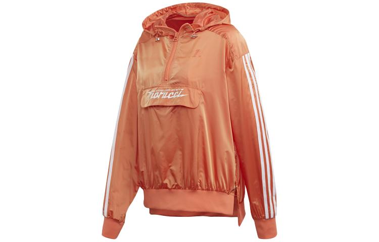 Adidas Originals X FIORUCCI Jackets Women s Coral Powder Hooded Moderate Other Fl4137 32