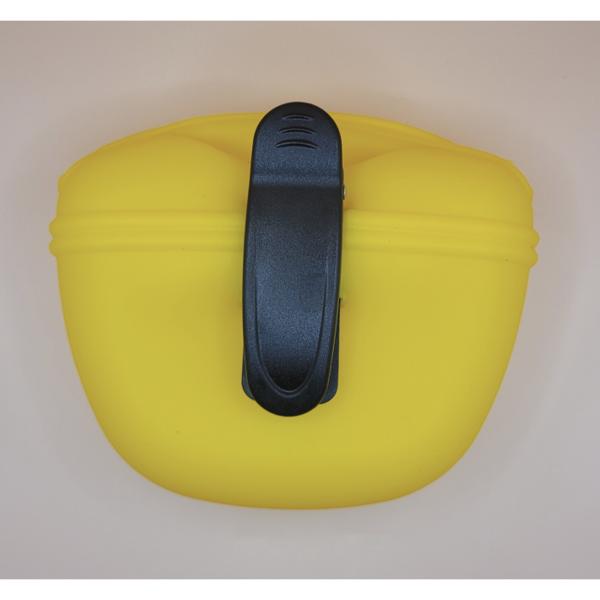 Simba pet silicone snack bag treat bag, 1 piece, yellow