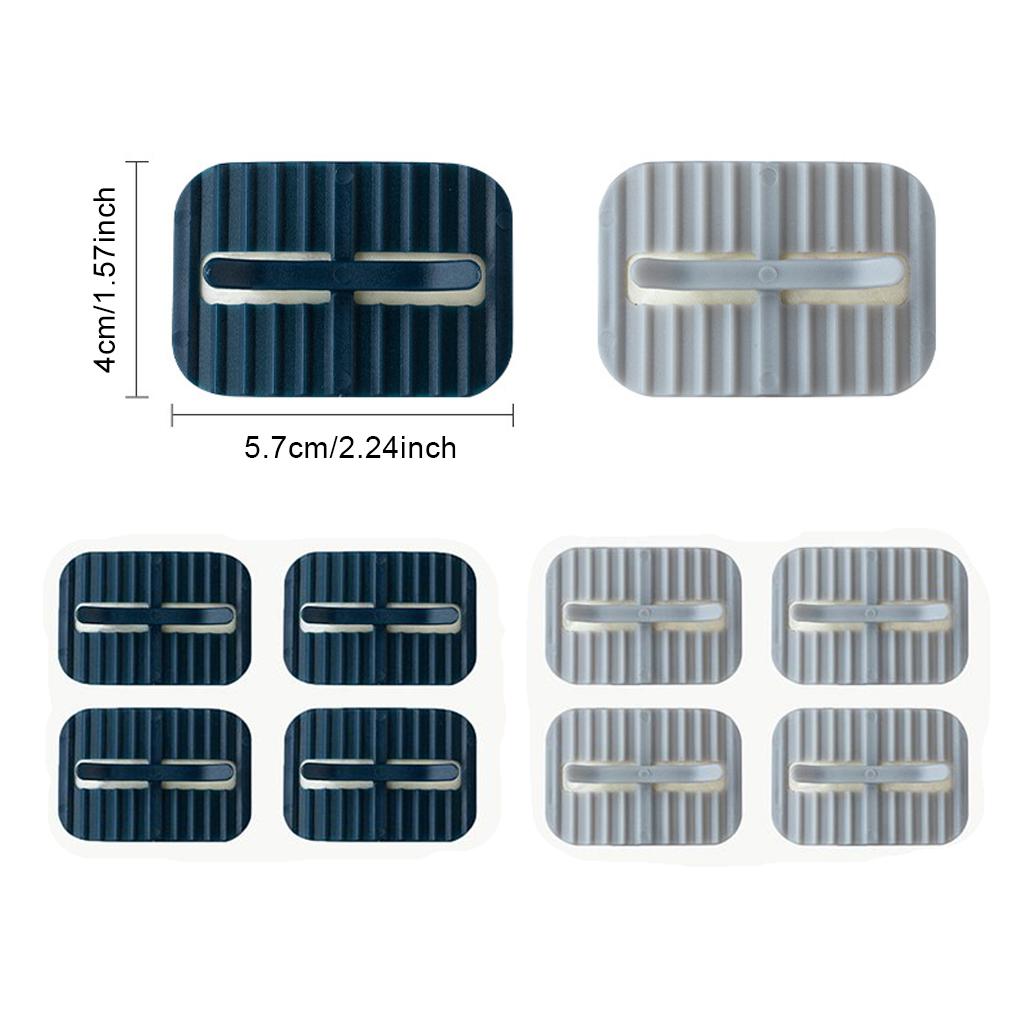 4 Pieces Trash Garbage Bag Holder Clip Rubbish Bags Fixing Clips Home Living Room Office Bedroom Kitchen Bathroom