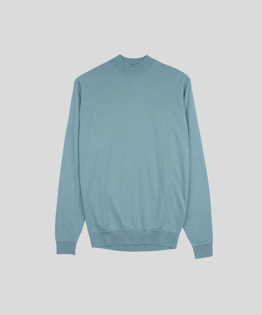 Jonseumedeulli Harcourt Merino Wool Mock Neck Knit Heritage Two 8 Colors