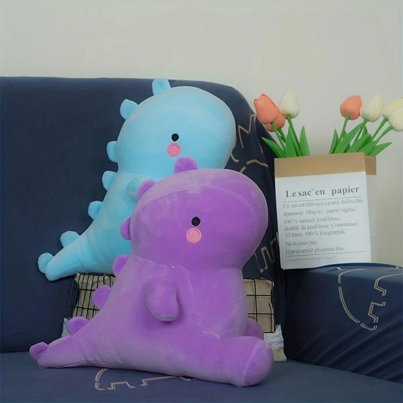 Adorable Dinosaur Plush Toy Cozy Stuffed Animal Pillow Perfect For Girls Birthday Gift