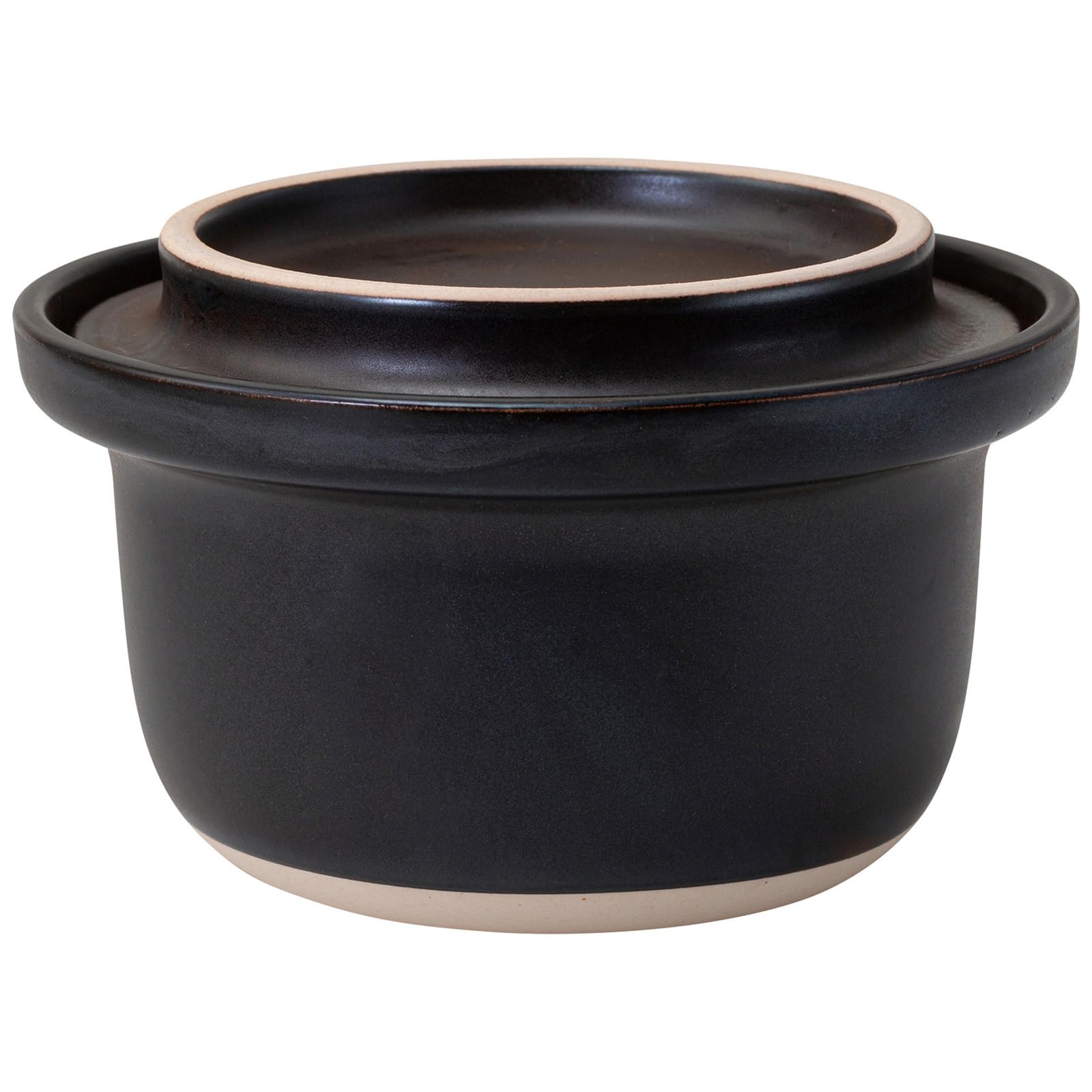 

Керамика Nishikai Toki Hasami Ware Прямой нагрев Рис Рисоварка Глина Диаметр 18 x Высота Микроволновая печь и Посудомоечная машина Сделано в 25613 cotocoto Кухонная плита, чёрный