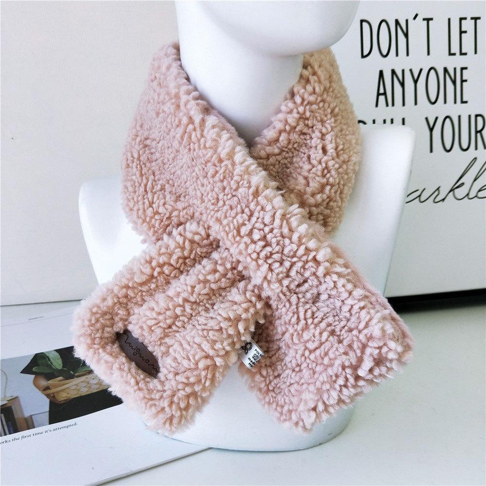 Neuer einfarbiger Schal für Damen im Frühling und Herbst, vielseitiges Band mit Handgelenksschlaufe, modische Dekoration, Nackenschutz für Studenten, kleiner Schal