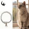 Chic Pet Pearl Necklace – Luxurious and Stylish Accessory for Cats and Dogs.