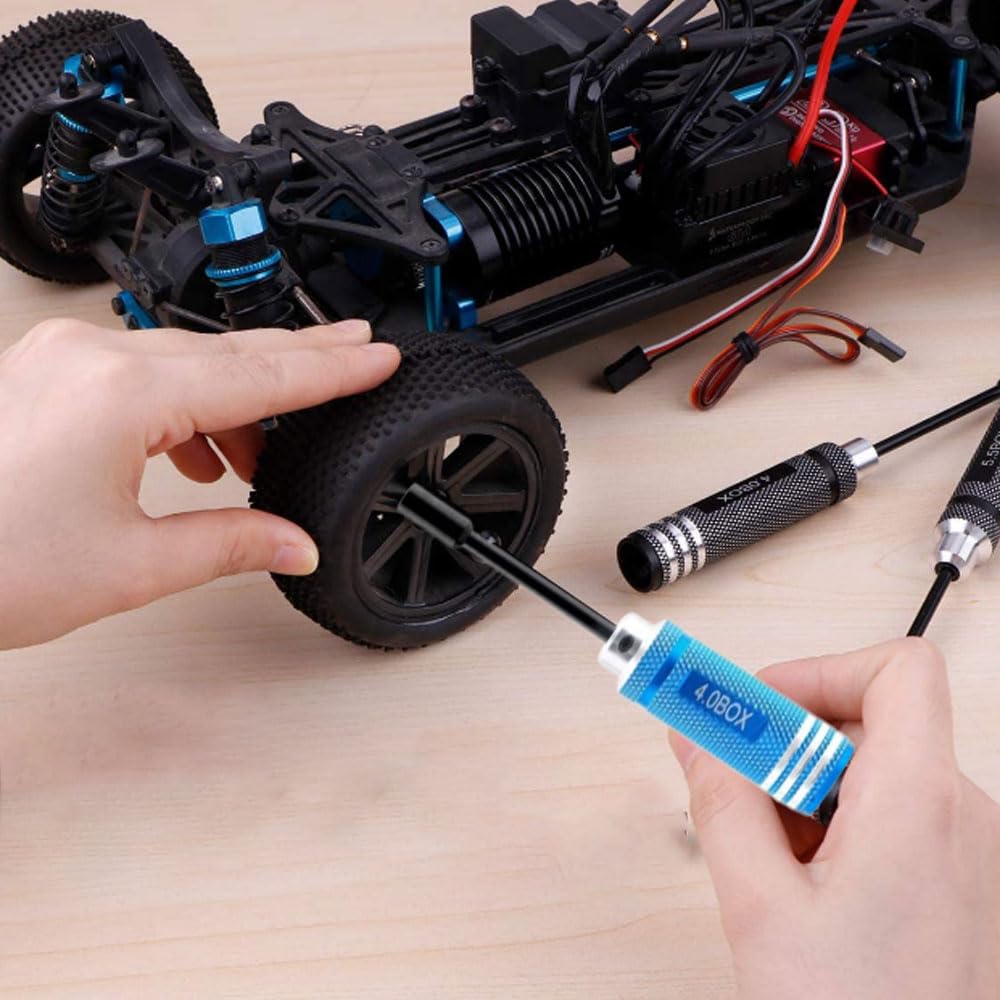 MEIMEITAOTAODY Hex Wrench Socket Nut Precision Nut Driver Set for Model Airplane Repair Driver, Driver,