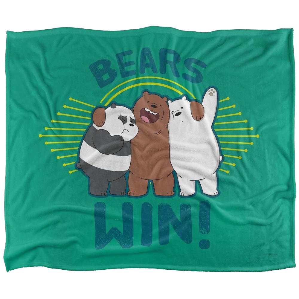 We Bare Bears Win Silky Supersoft Blanket