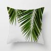 New Tropical Plant Fashionable Leaves Rainforest Pillow Case Cushion Cover Peach Leather Velvet Digital
