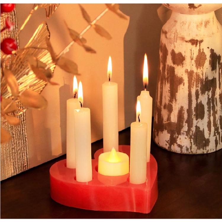 Silicone Mould Porous Candle Holder Mold Candle Stand Mould Jewelry Making Tool