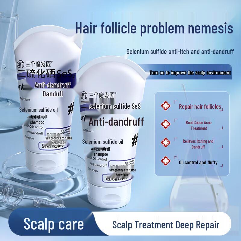 Three Magicians Selenium Disulfide Anti-Dandruff Shampoo