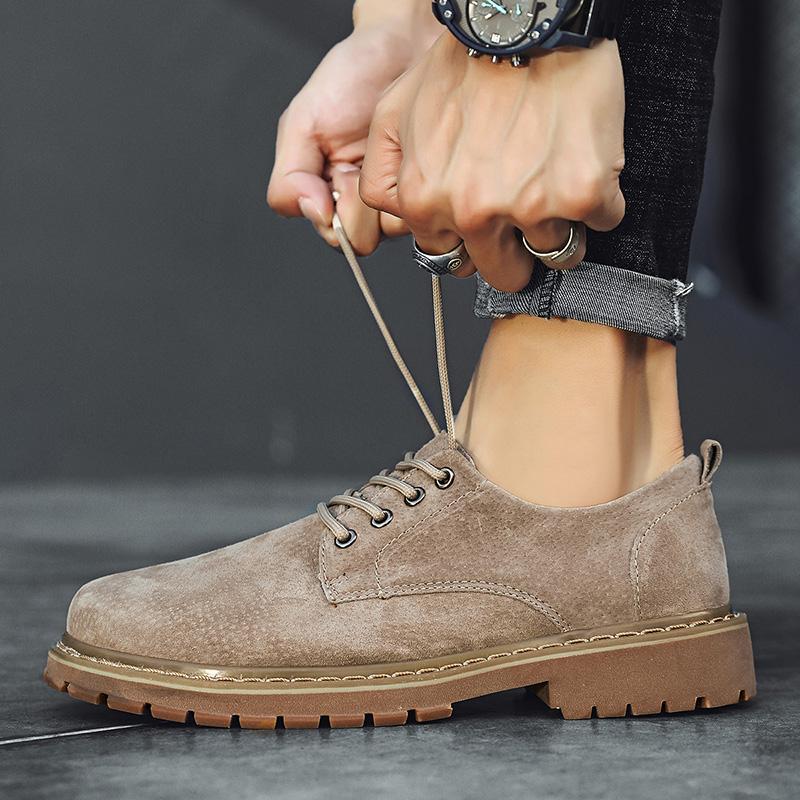 Brittiska läderskor Läder Herr Fritidsskor Handgjorda Skor Sydda Casual Läderskor