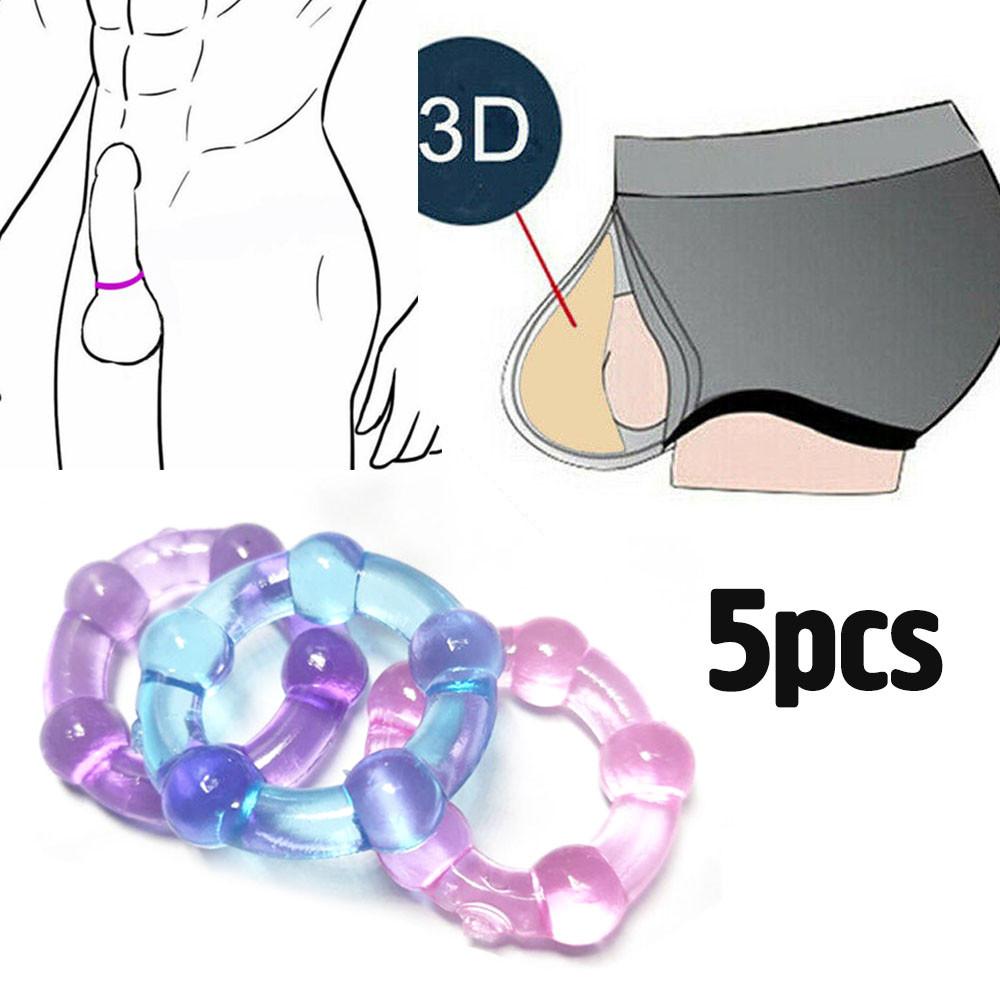 Underwear Briefs Ring 1/5pcs Circle High Elastic Men