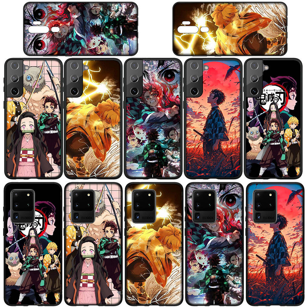 for Samsung Galaxy S25 S24 S23 iPhone 17 16 15 Xiaomi Redmi Note 14 13 12 Plus Pro Max XR Case Kamado Tanjirou Demon Slayer Kamado OPPO Huawei Cover