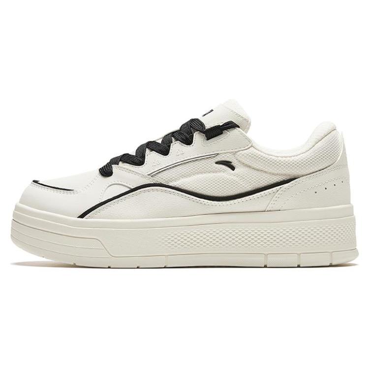 

Anta Light Breeze Breathable And Slip Resistant Low top Skateboard Shoes Women s White Black 922418065-2 38