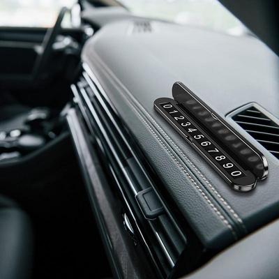 Car Temporary Parking Card Plate Temporary Automobile Parking Plate Number Card Vehicle Park Phone Numbers Plate For Car