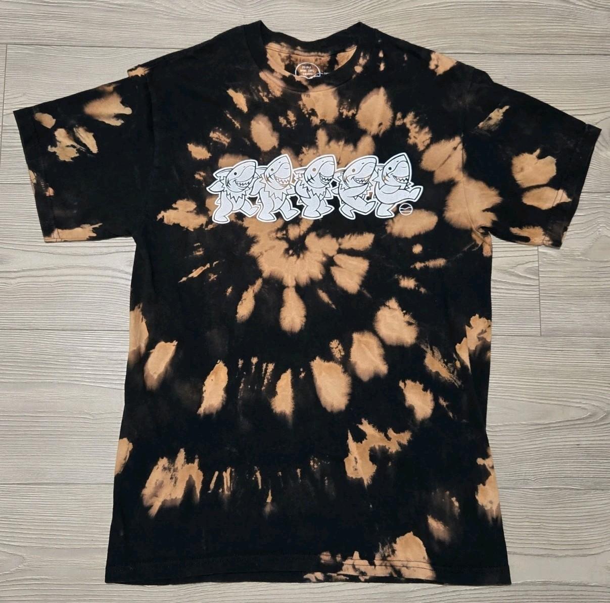 Cape Clasp Dancing Sharks Grateful Dead Tye Dye Shirt Adult Medium Unisex T-Shirt S
