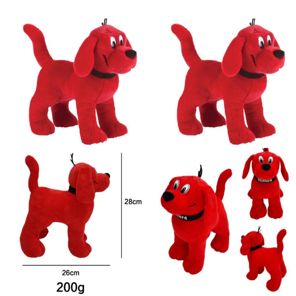 Mighty Clifford The Big Red Dog Plush Doll Super Soft And Cute Movie Series Toy