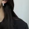 1 Pair High Polished Stainless Steel Hoop Earrings For Women/Men Geometric Allotype Ear Buckles Hip Hop Party Creative Jewelry