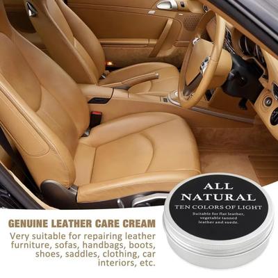 Crema de Aceite de Visón 30g/50g/100g Para Zapatos de Cuero Bolsos Crema para el Cuidado del Cuero Crema de Mantenimiento del Cuero Accesorios para Artesanía en Cuero