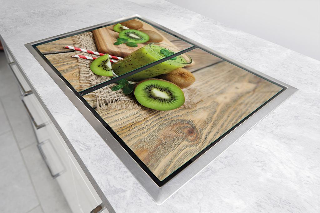 SZKLANA PŁYTA OCHRONNA DESKA 75x52 KIWI