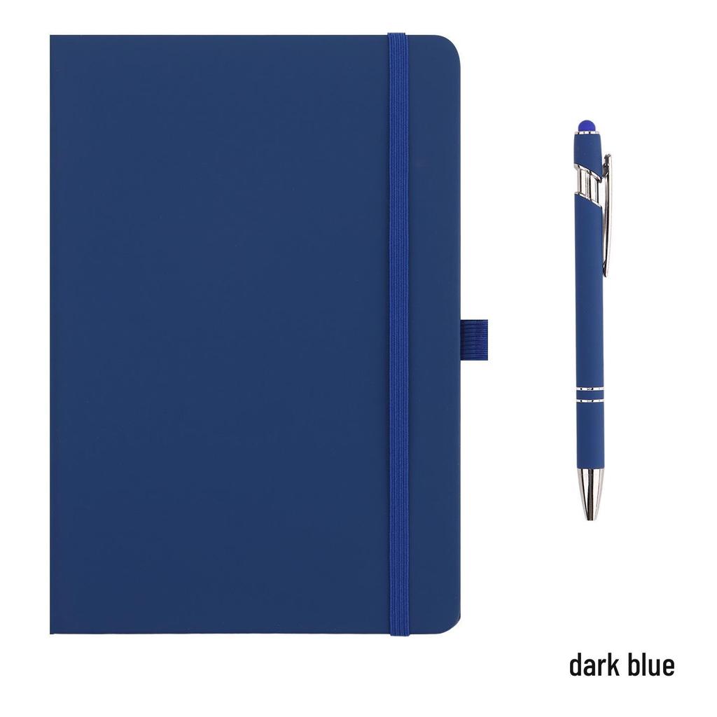 Cross-border A5 Simple PU Hard Cover Business Notebook with Custom Logo