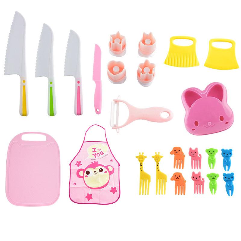 Children's Toys Safety Vegetable Cutters Children's Kitchen Toys Montessori Early Education Toy Set Baking Tools