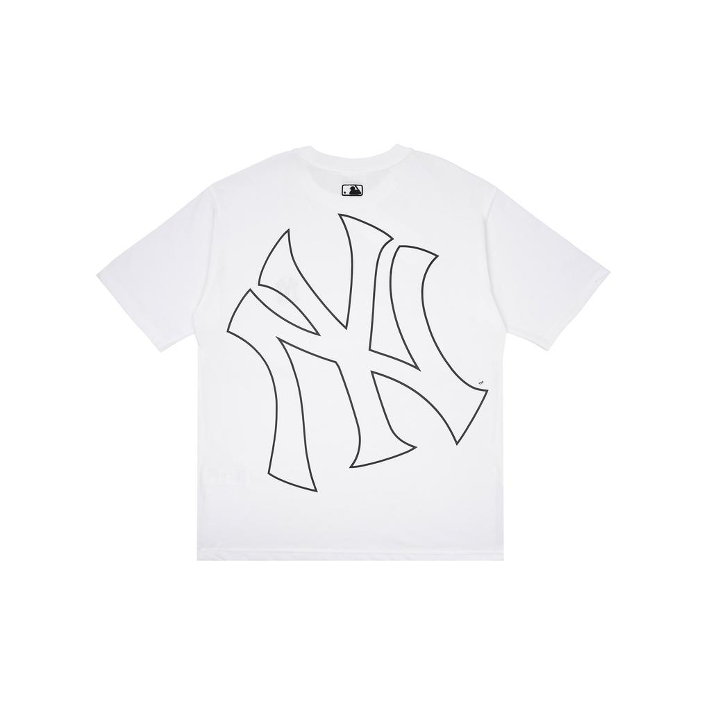 New MLB Drop Shoulder Sleeve T Shirt Unisex White 31TS33131-50W