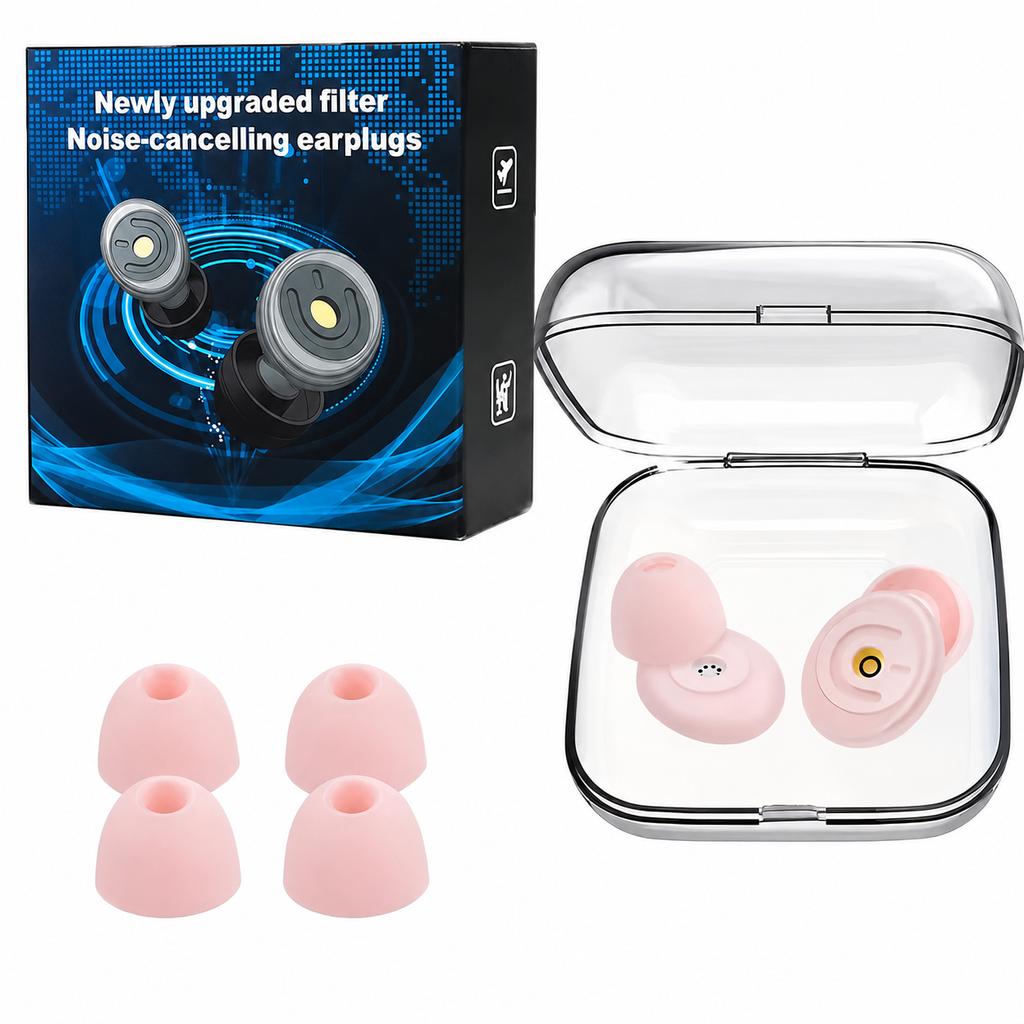 Ear Plugs for Noise Reduction Ear Protection Reusable Silicone Ear Plugs Swimming Ear Plug Sleeping Earplugs Set Oordopjes