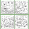 Children's Coloring Book Pages: Animals Ocean People - Educational Activity Pages Suitable ideal for Ages 3-