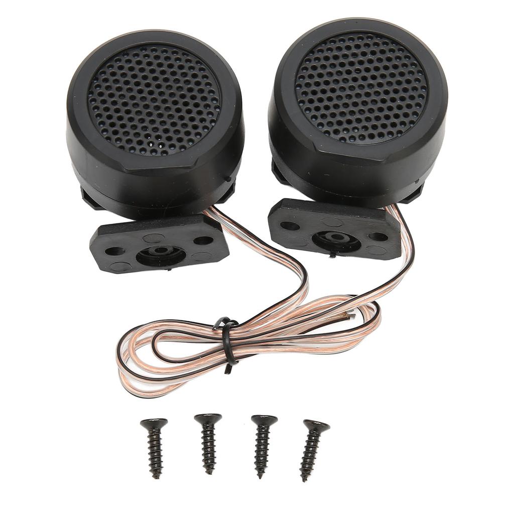 2 יחידות טוויטר כיפה לרכב 500W 4 אוהם קבל מובנה איכות צליל מעולה רמקול לרכב