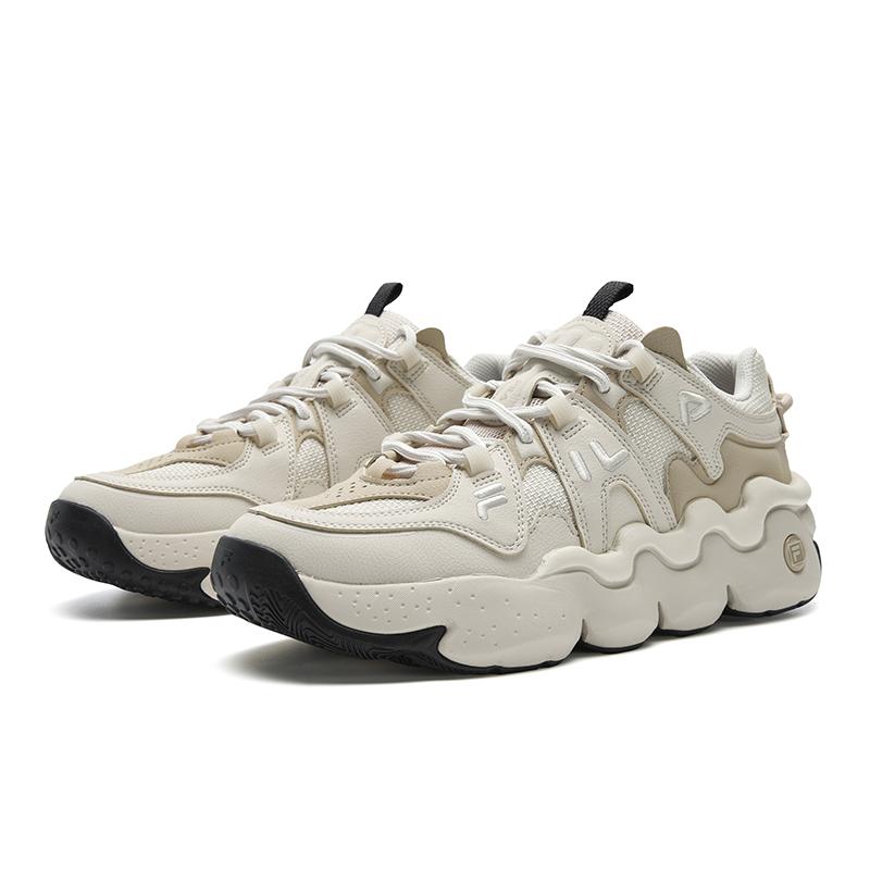 Fila Panini Comfortable Versatile Non-Slip Low-Top Casual Shoes Men Sneaker Beige F12M532163FFA